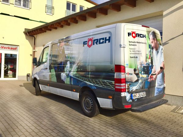 Fahrzeugbeklebung – Förch