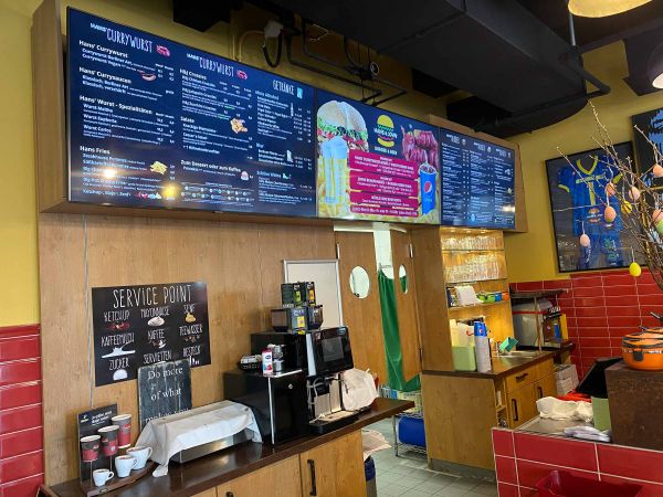 Digital Signage Menü Boards – Hans&John