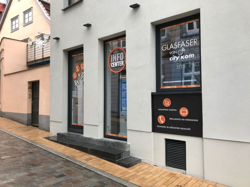 Schaufensterwerbung Stadtwerke